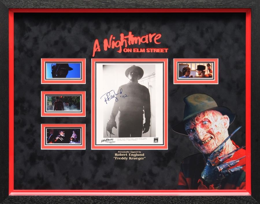 A Nightmare on Elm Street Signed Poster by Robert Englund - Memorabilia Framers Shop